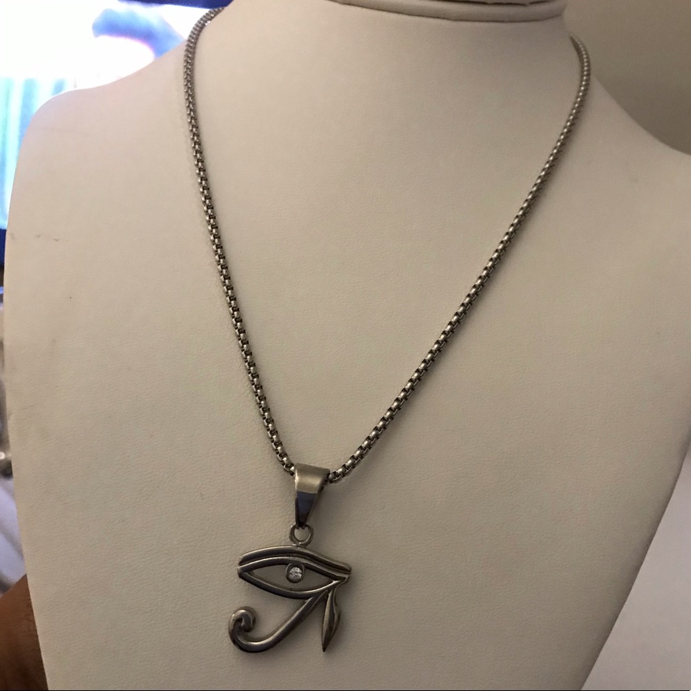 Silver Egyptian Eye